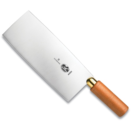 Swiss Army Brands 2023 Victorinox 40090 Kitchen Walnut Cleaver, 8In X 3In, Curved, Chinese VIC-7.6059.8